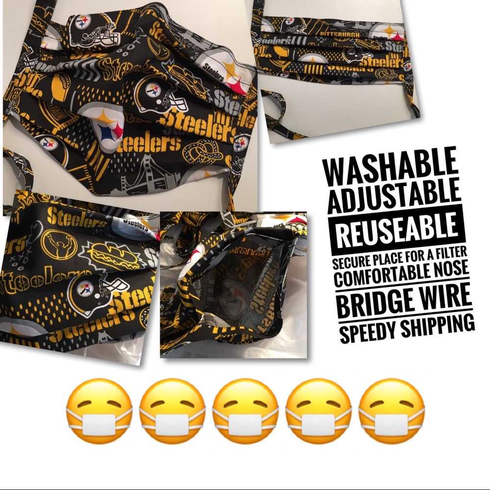 NFL Pittsburg Steelers, Steelers, Steelers Mask..!